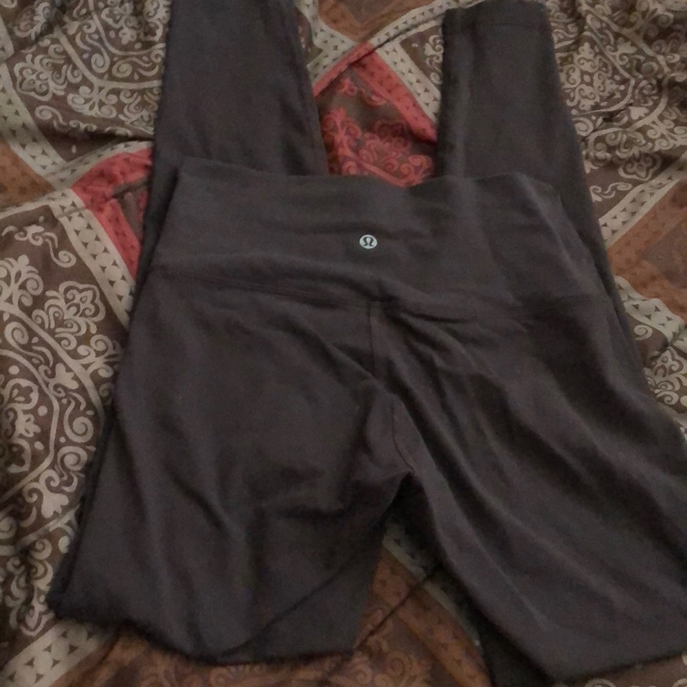 Lululemon Maroon leggings full length